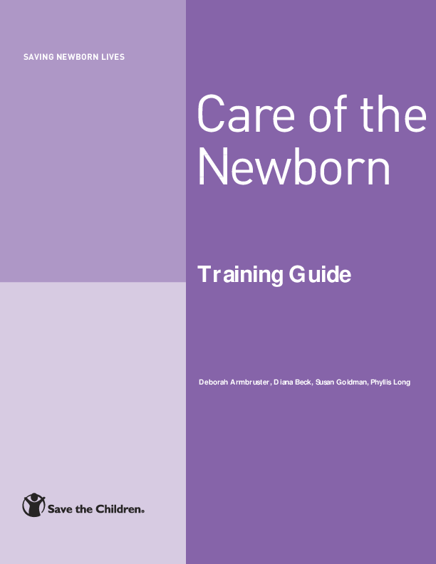 Care of the Newborn Training Guide.pdf_1.png